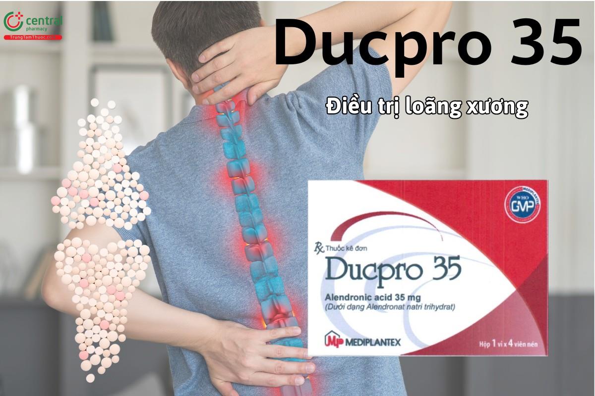 Thuốc Ducpro 35 điều trị loãng xương ở phụ nữ sau mãn kinh và nam giới