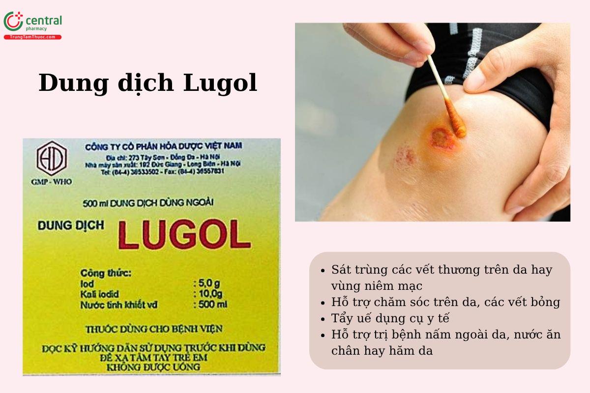 Chỉ định của Dung dịch Lugol