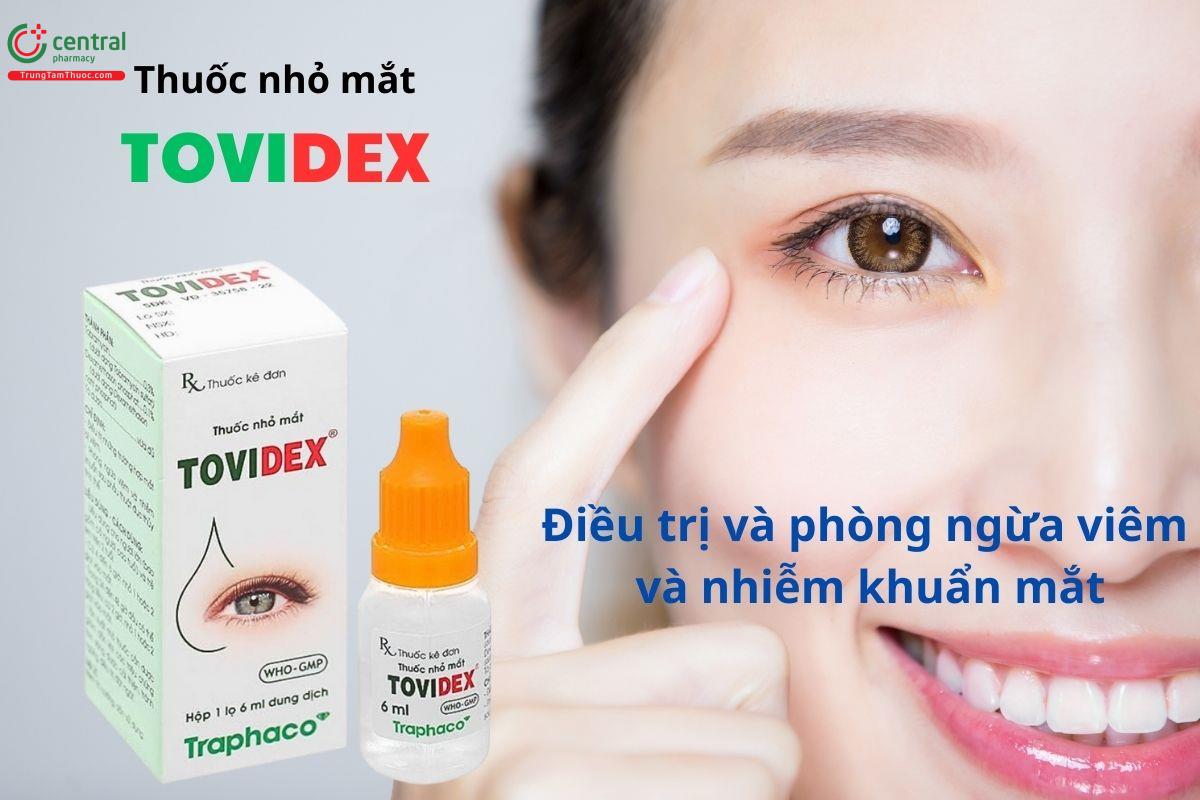 Chỉ định của thuốc nhỏ mắt Tovidex 6ml