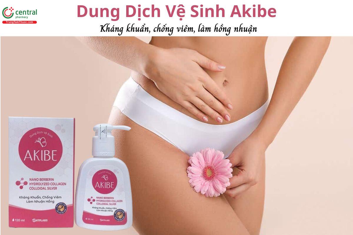 Dung Dịch Vệ Sinh Akibe - Kháng khuẩn, chống viêm, làm hồng nhuận