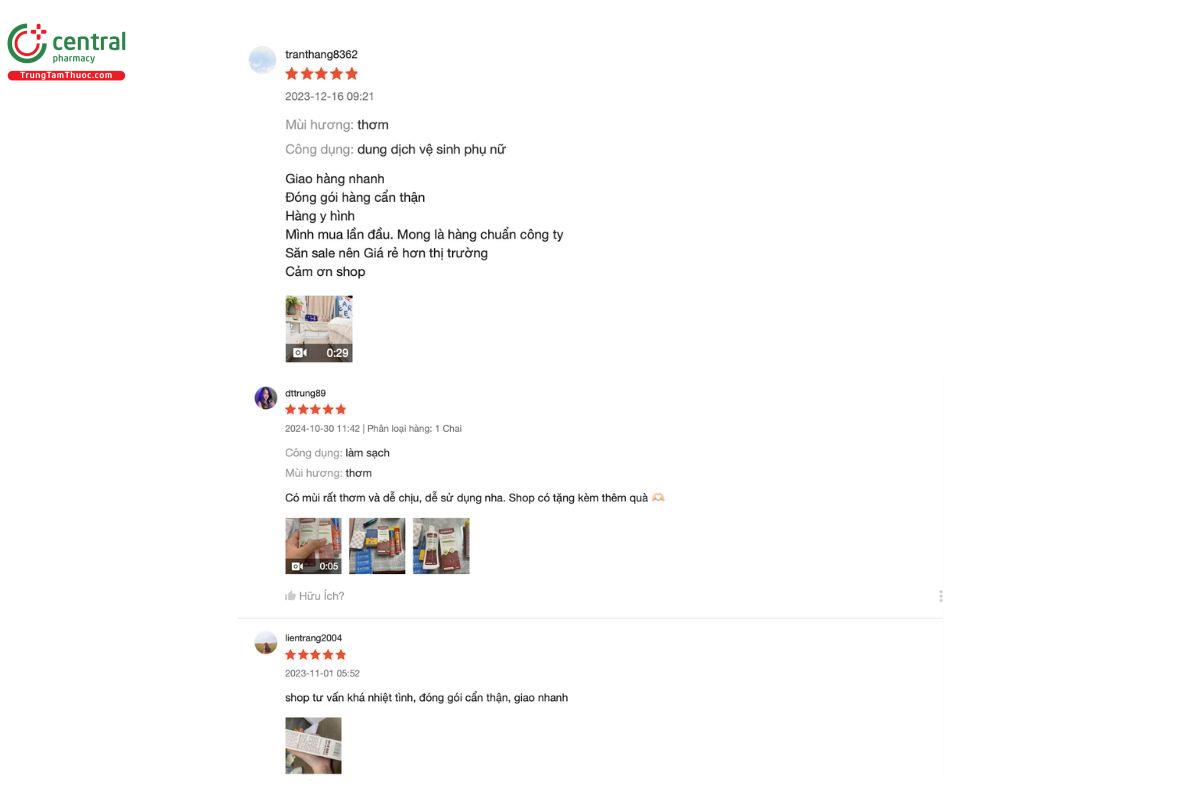 Review Dung dịch vệ sinh phụ nữ Caniziss