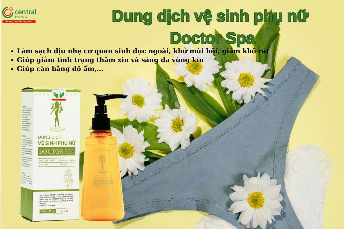 Dung dịch vệ sinh phụ nữ Doctor Spa giúp làm sạch, khử mùi hôi,...