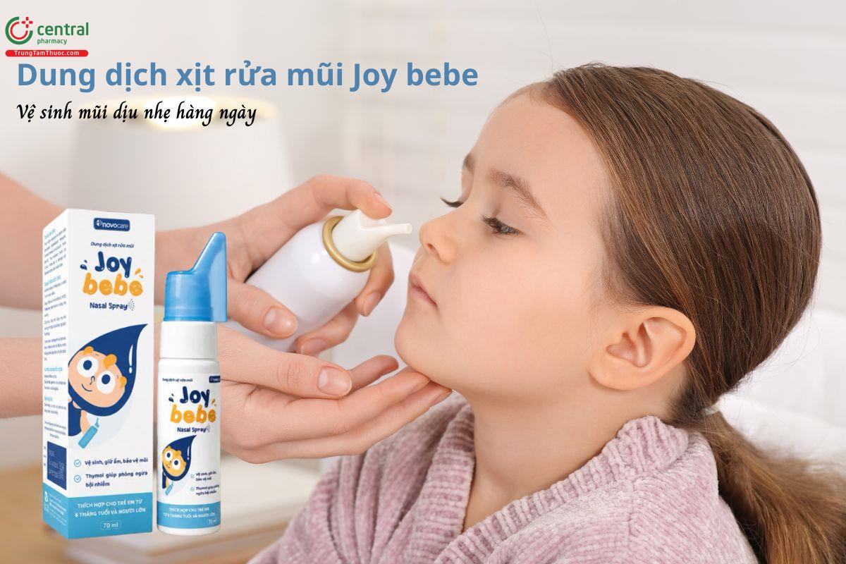 Dung dịch xịt rửa mũi Joy bebe - Vệ sinh, giữ ẩm, bảo vệ mũi