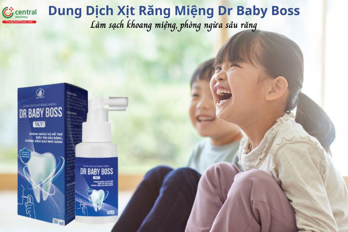 Dịch Xịt Răng Miệng Dr Baby Boss - Phòng ngừa và hỗ trợ điều trị sâu răng