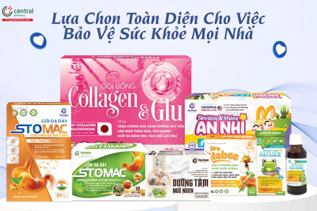Các sản phẩm nổi bật của Công ty TNHH Dược phẩm Tín Phúc
