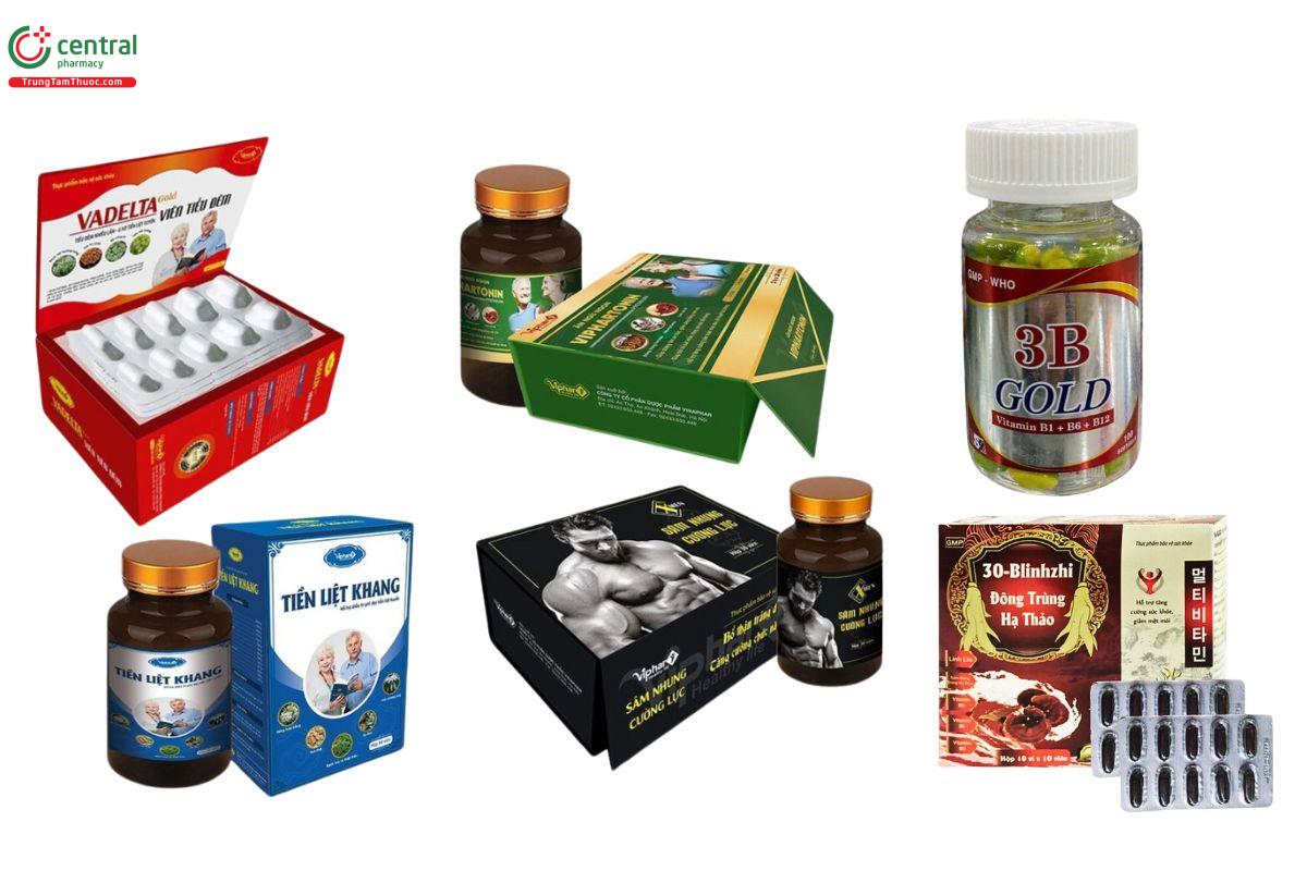 Một số sản phẩm của Công ty Cổ phần Dược phẩm Vinaphar