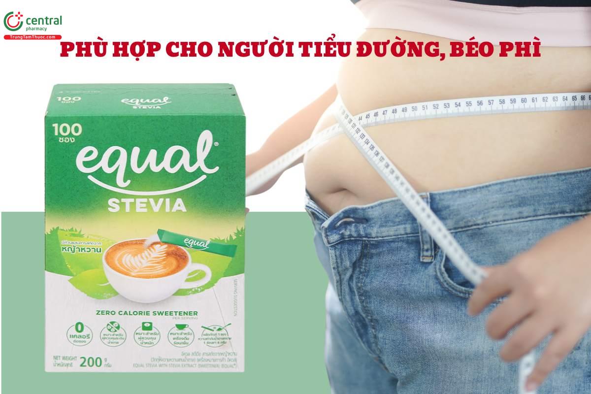 Đối tượng sử dụng Đường ăn kiêng Equal Stevia