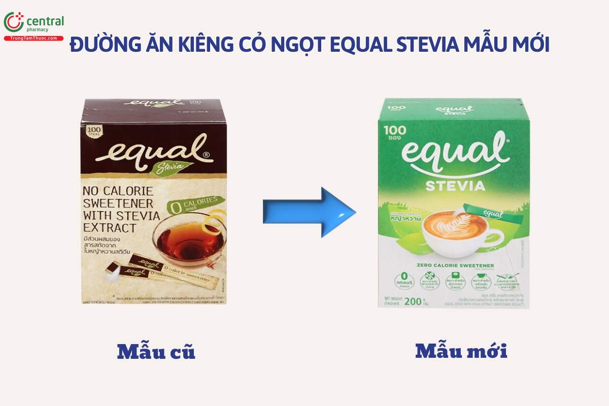 Đường ăn kiêng cỏ ngọt Equal Stevia mẫu mới