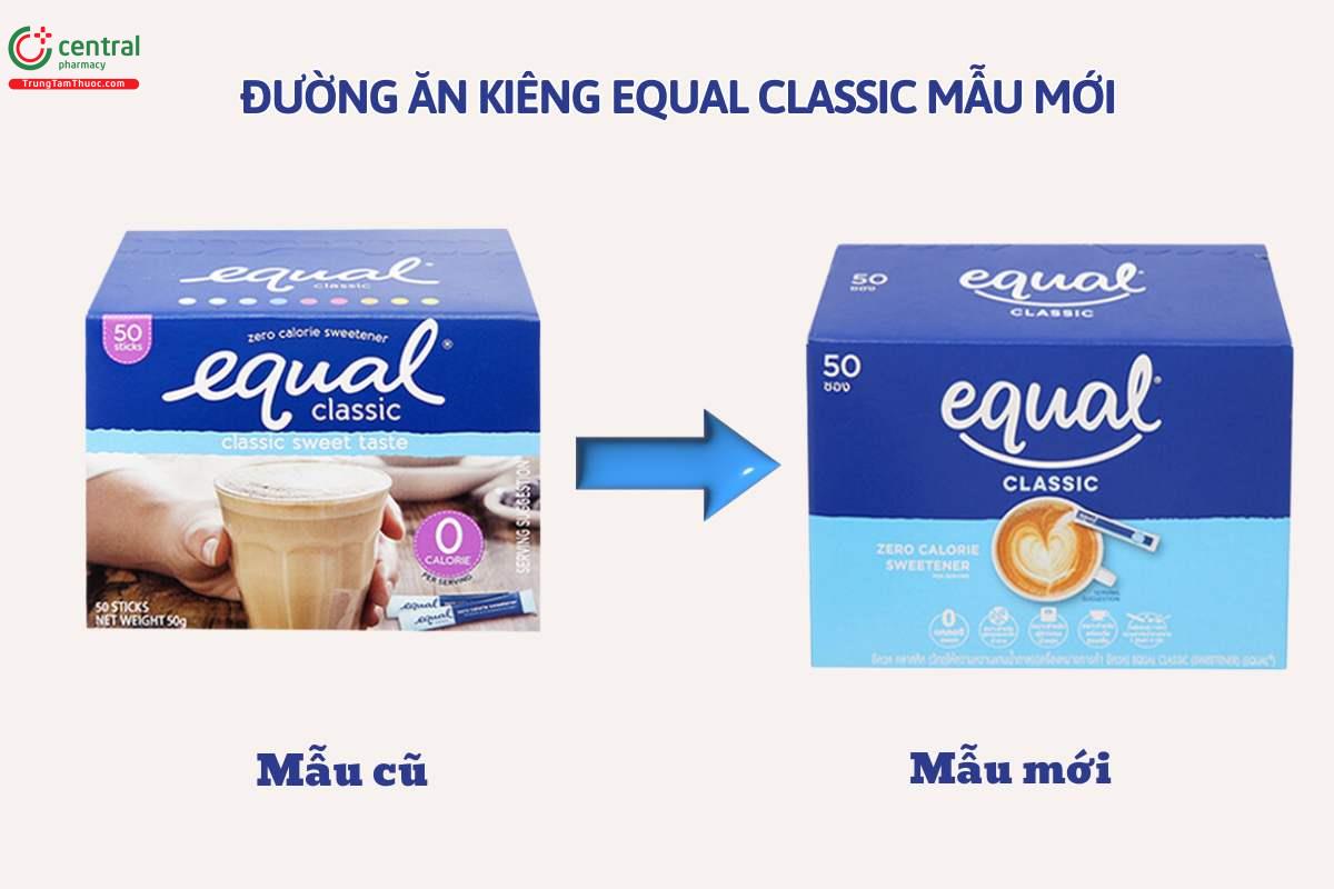 Mẫu mới đường ăn kiêng Equal Classic