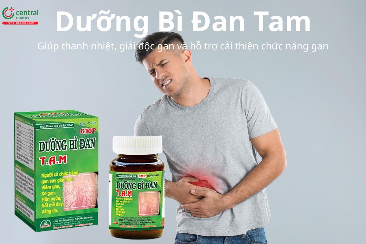 Dưỡng Bì Đan Tam hỗ trợ thanh nhiệt, giải độc gan 