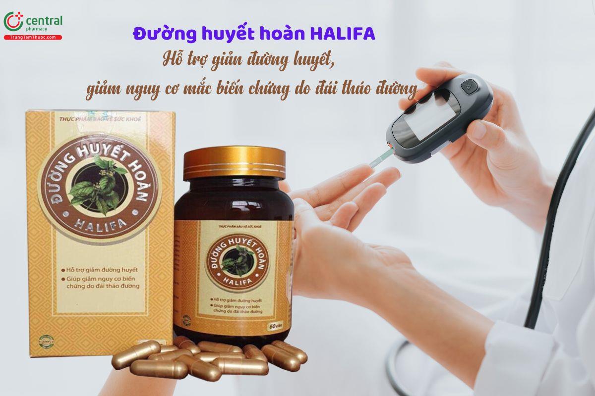 Thuốc Đường huyết hoàn HALIFA  - Hỗ trợ làm giảm đường huyết