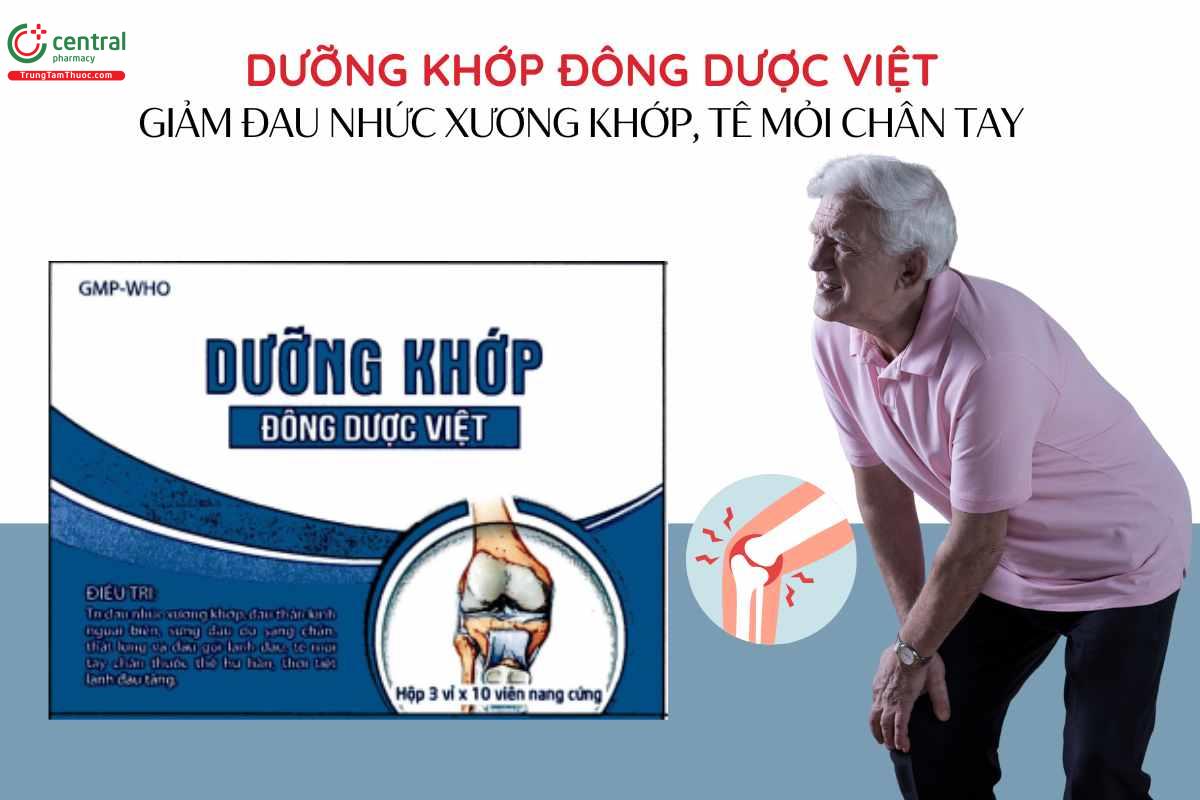 Chỉ định Dưỡng khớp Đông Dược Việt
