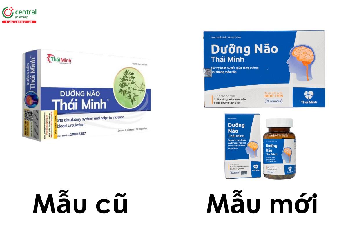 Dưỡng não Thái Minh thay đổi bao bì sản phẩm