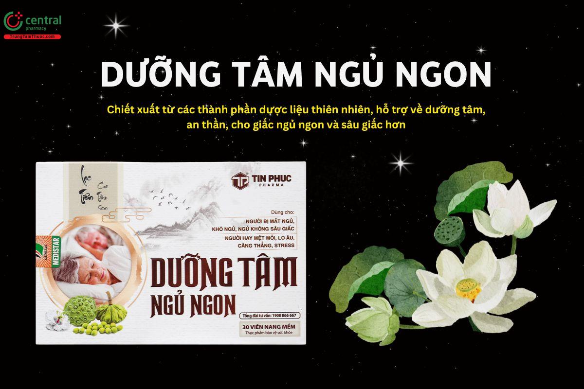 Dưỡng Tâm Ngủ Ngon Tín Phúc có chứa thành phần gì?