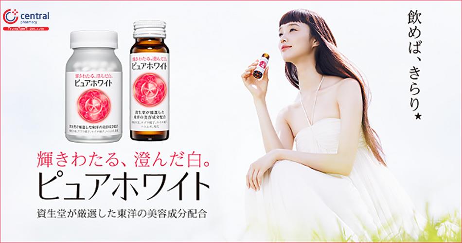 Viên uống trắng da mờ nám Shiseido pure white