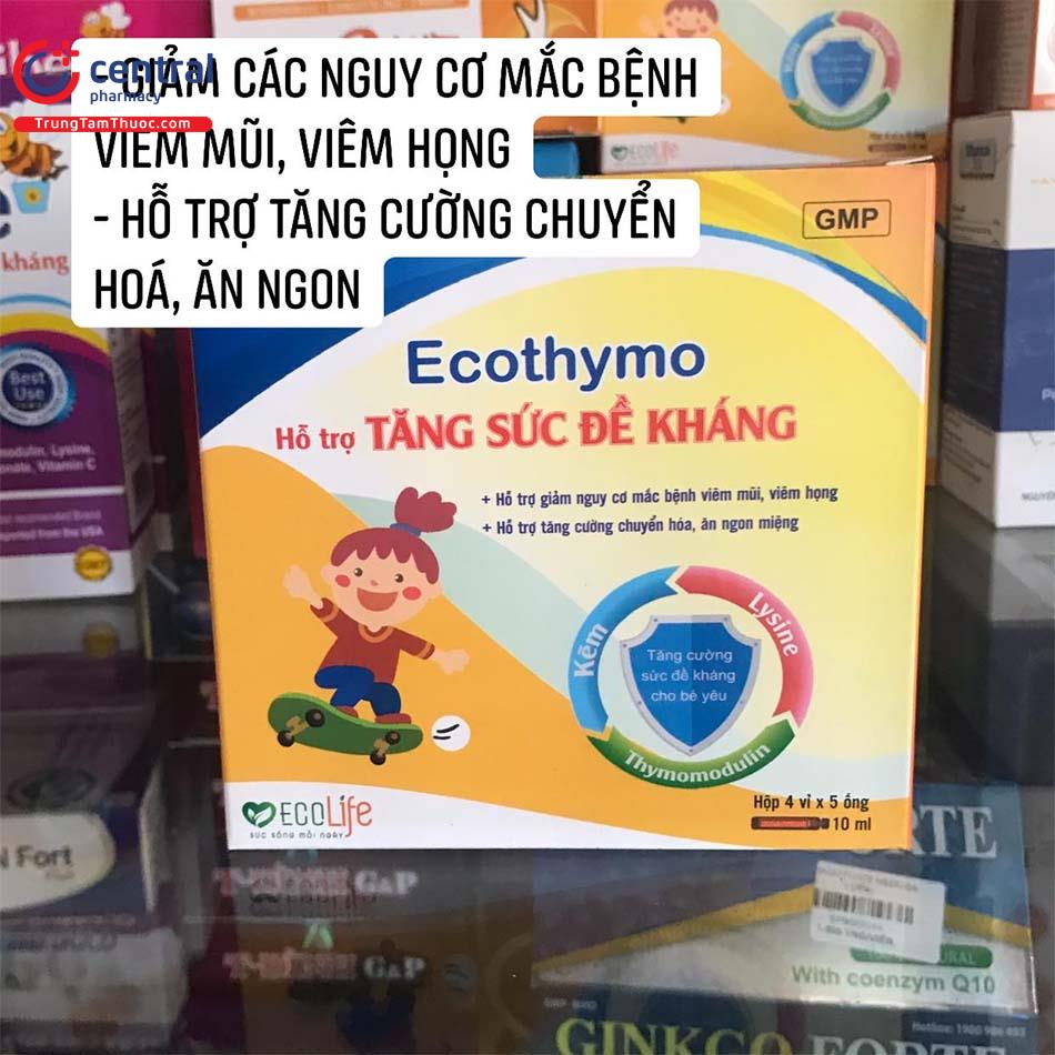 Ecothymo hỗ trợ bảo vệ hệ hô hấp