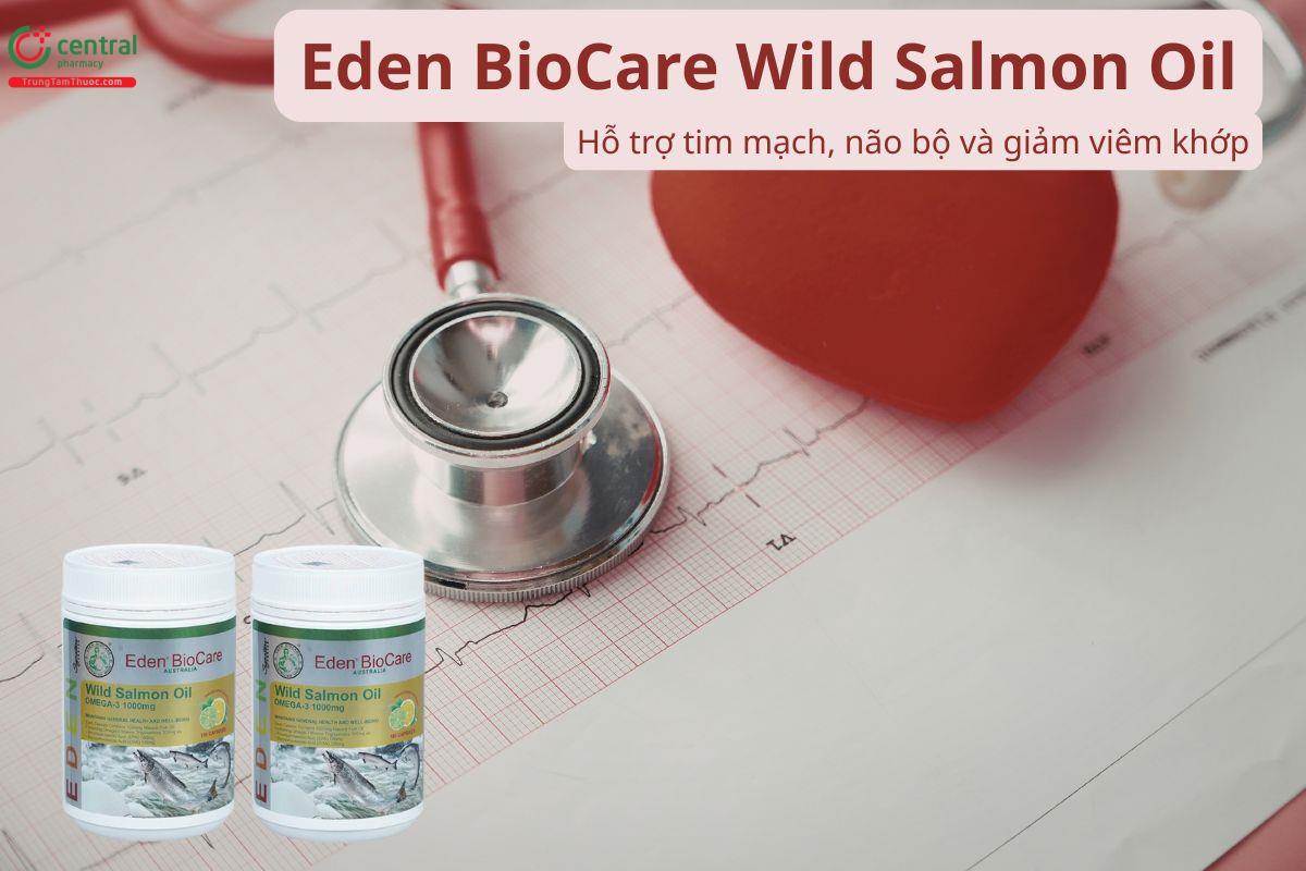  Eden BioCare Wild Salmon Oil hỗ trợ sức khoẻ tim mạch, não bộ