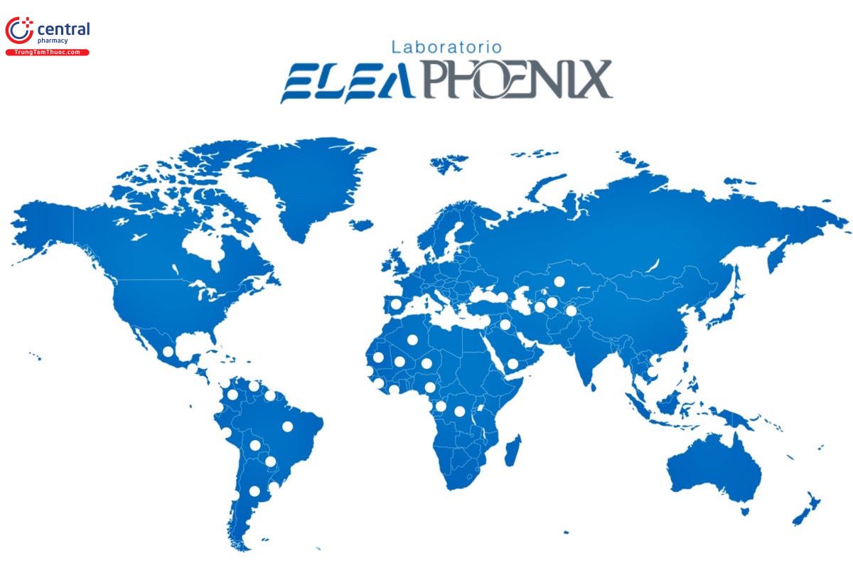 Thị trường quốc tế của Laboratorio Elea Phoenix