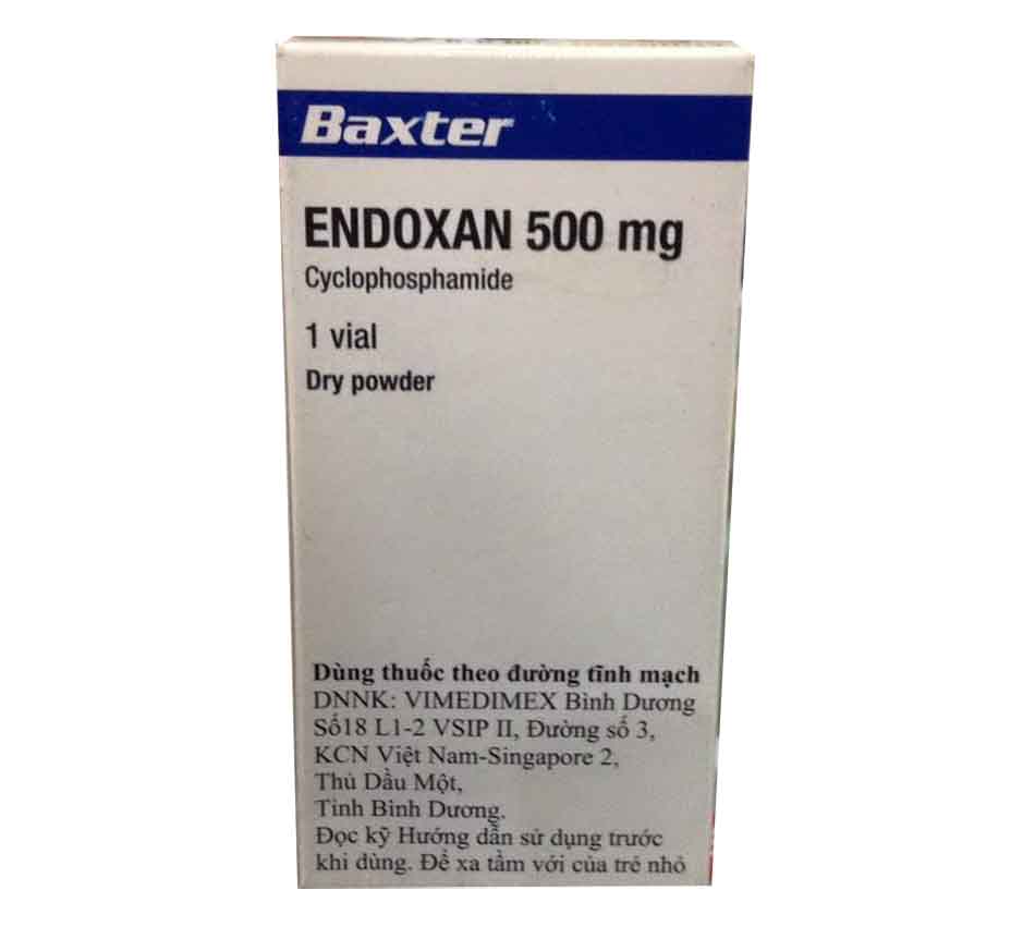 Thuốc trị ung thư Endoxan 500 thuộc nhóm thuốc alkyl hóa