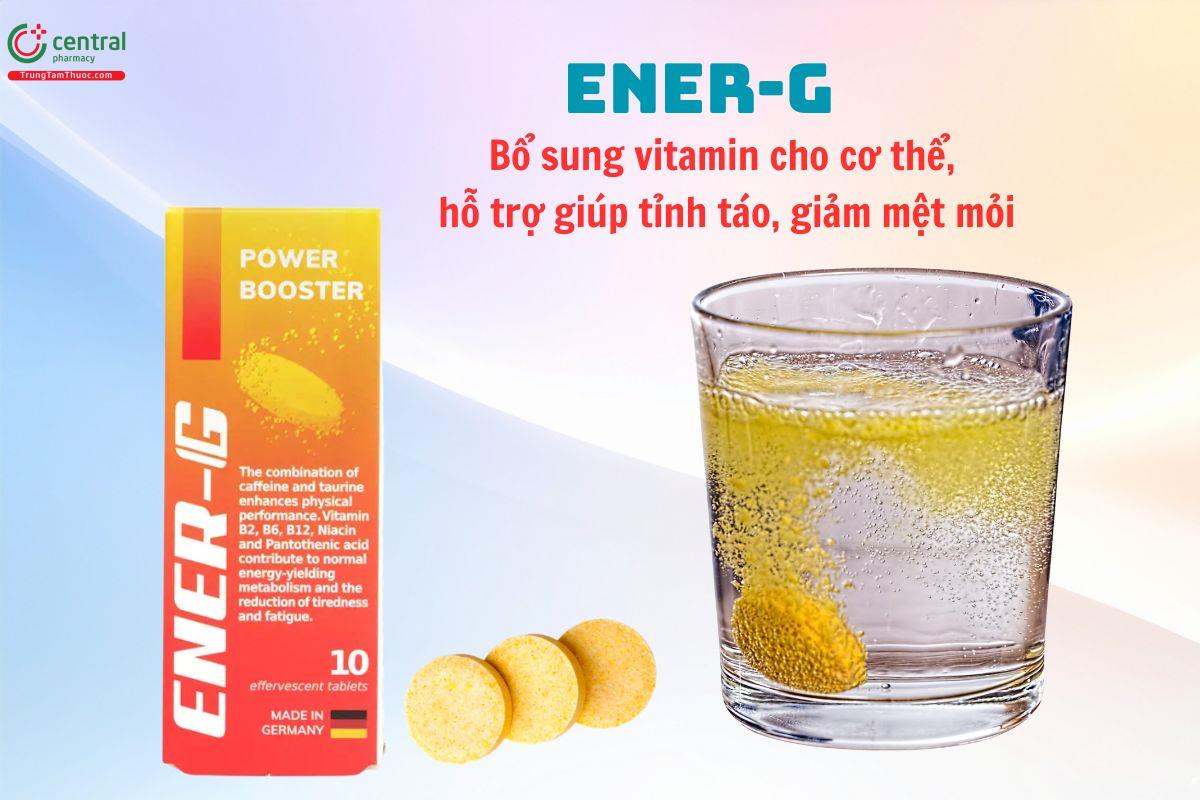 Ener-G bổ sung vitamin, giúp tăng cường sức khoẻ, chống mệt mỏi