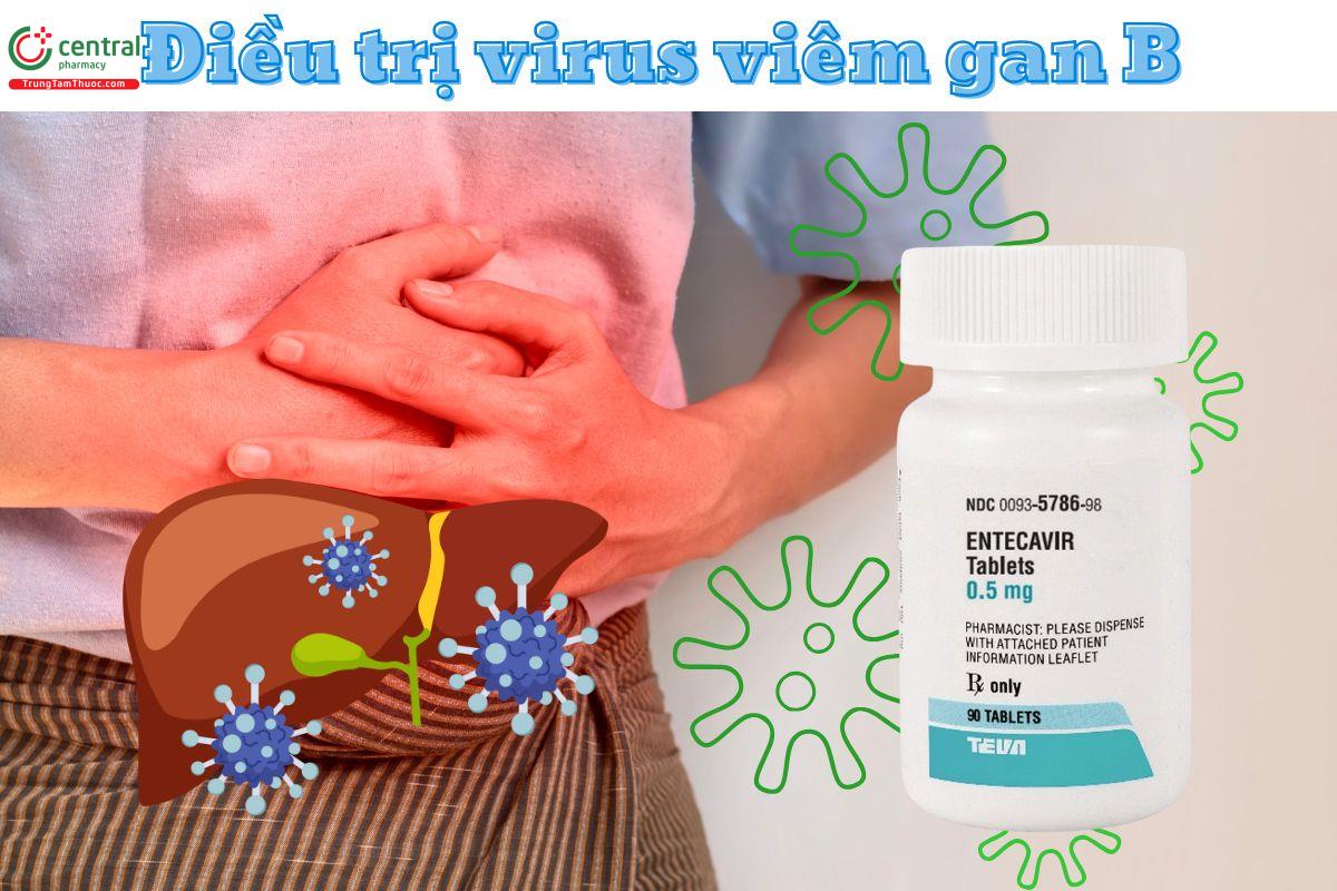 Chỉ định Entecavir Teva 0.5mg