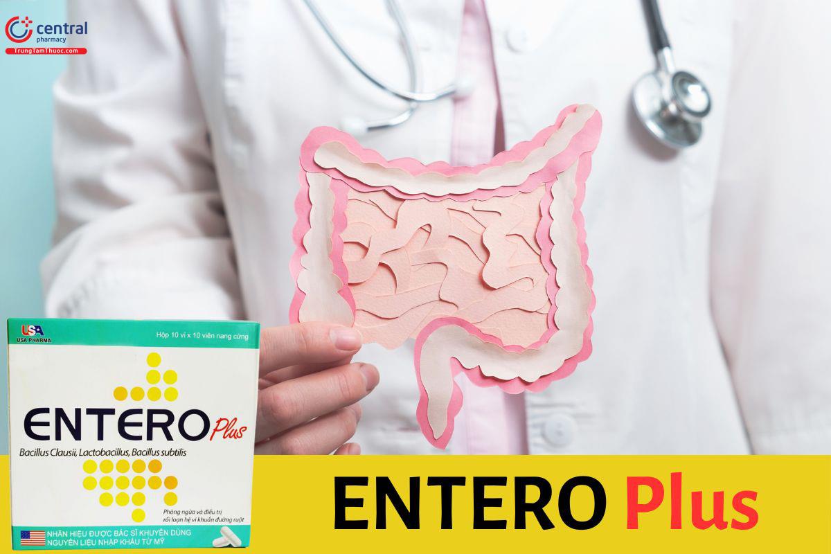 Entero Plus USA dạng viên giúp cải thiện vi sinh đường ruột