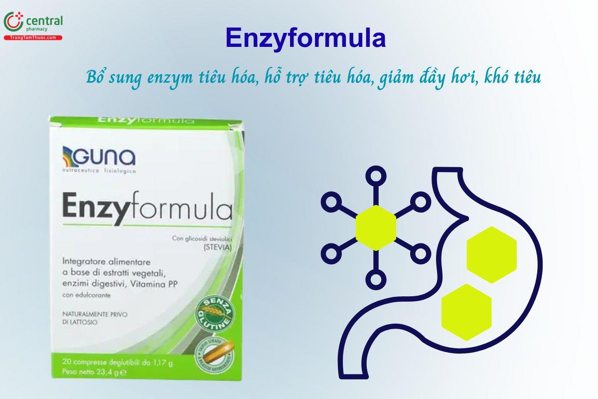 Enzyformula bổ sung enzym tiêu hóa, giảm đầy hơi, khó tiêu