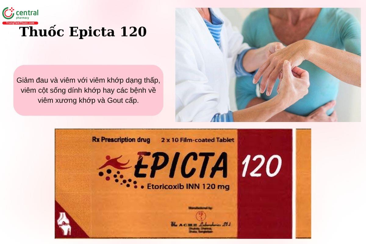 Chỉ định của thuốc Epicta 120