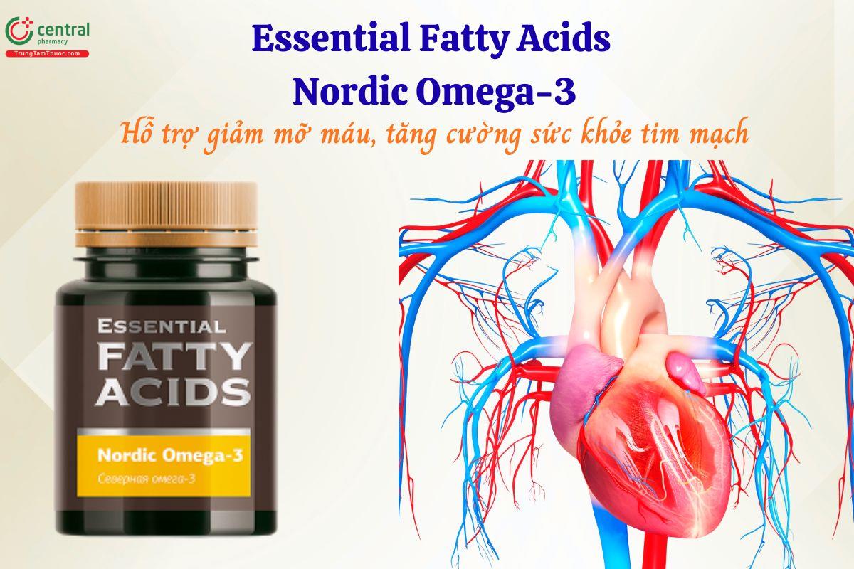 Essential Fatty Acids Nordic Omega-3 - Giảm mỡ máu, bảo vệ tim mạch