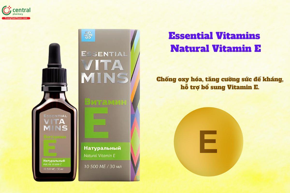 Essential Vitamins Natural Vitamin E chống oxy hóa, tăng đề kháng