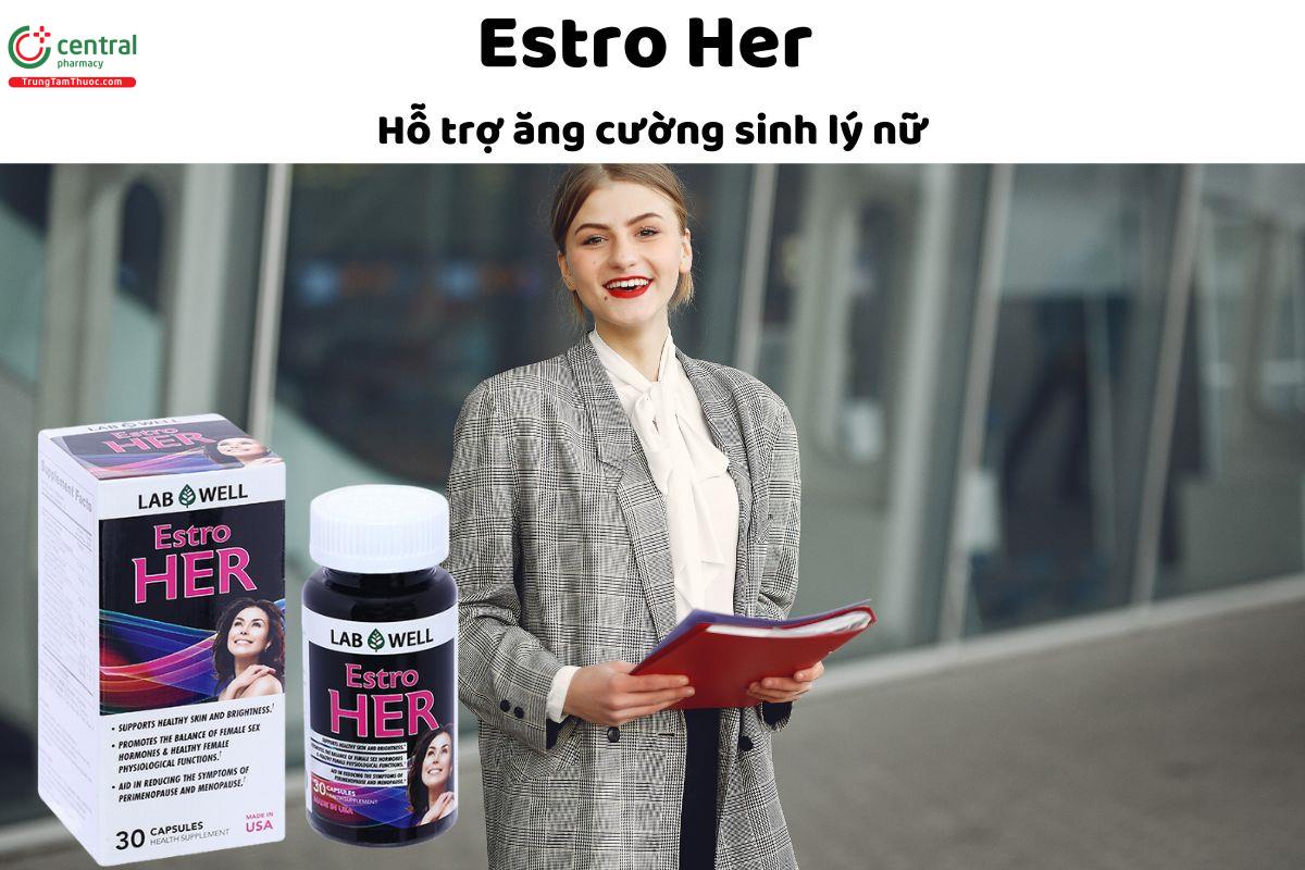 Estro Her - Giúp tăng cường và ổn định nội tiết tố nữ và sinh lý nữ