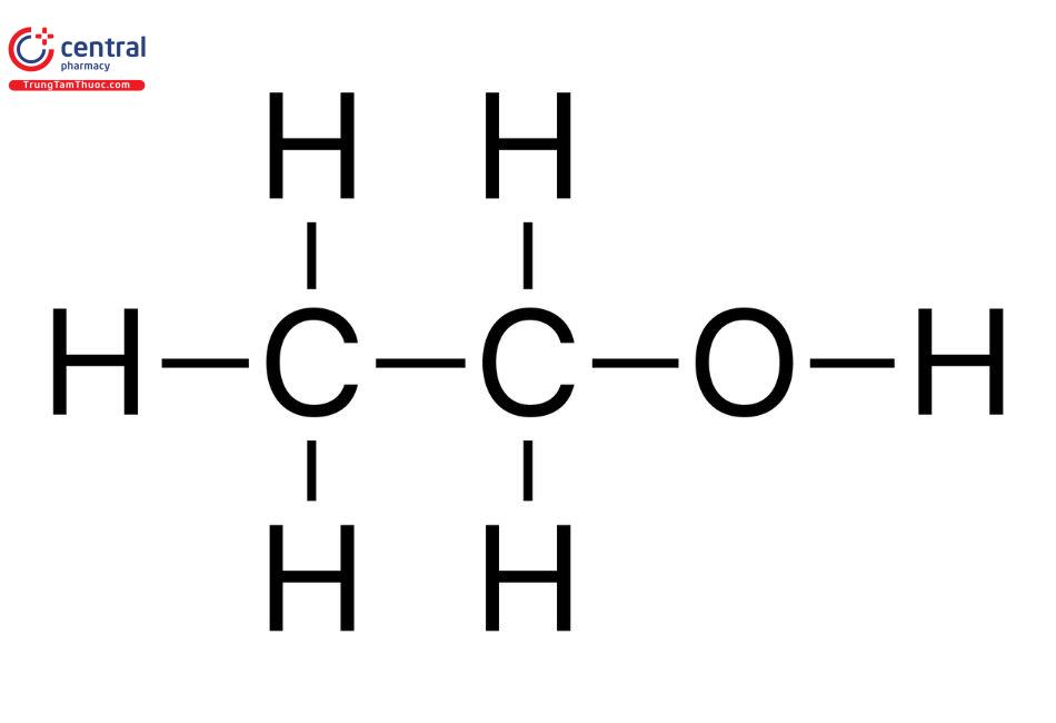 Công thức cấu tạo của Ethanol