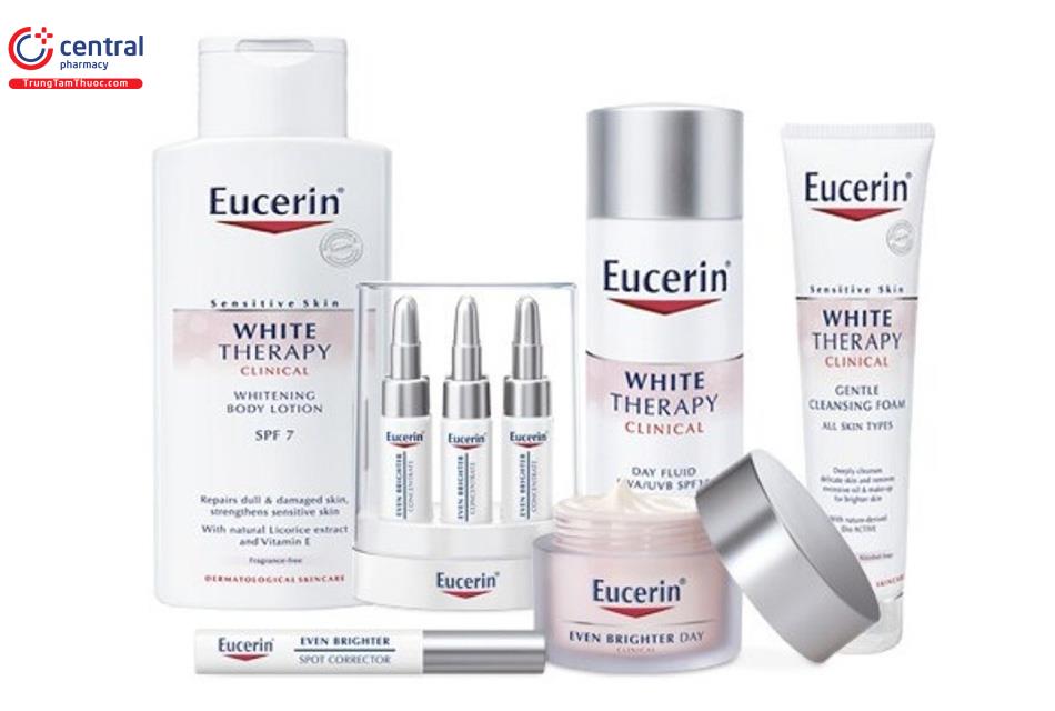 Bộ sản phẩm dưỡng da của Eucerin