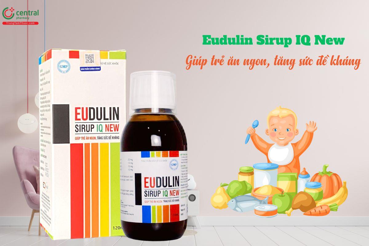 Eudulin Sirup IQ New giúp bé ăn ngon, tăng cường đề kháng