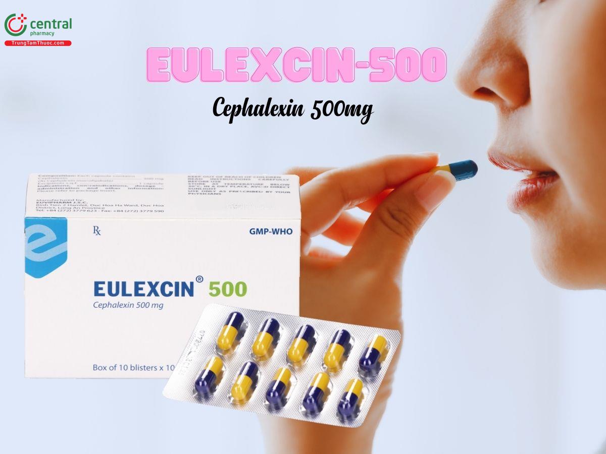 Thuốc Eulexcin 500 điều trị nhiễm khuẩn do vi khuẩn nhạy cảm