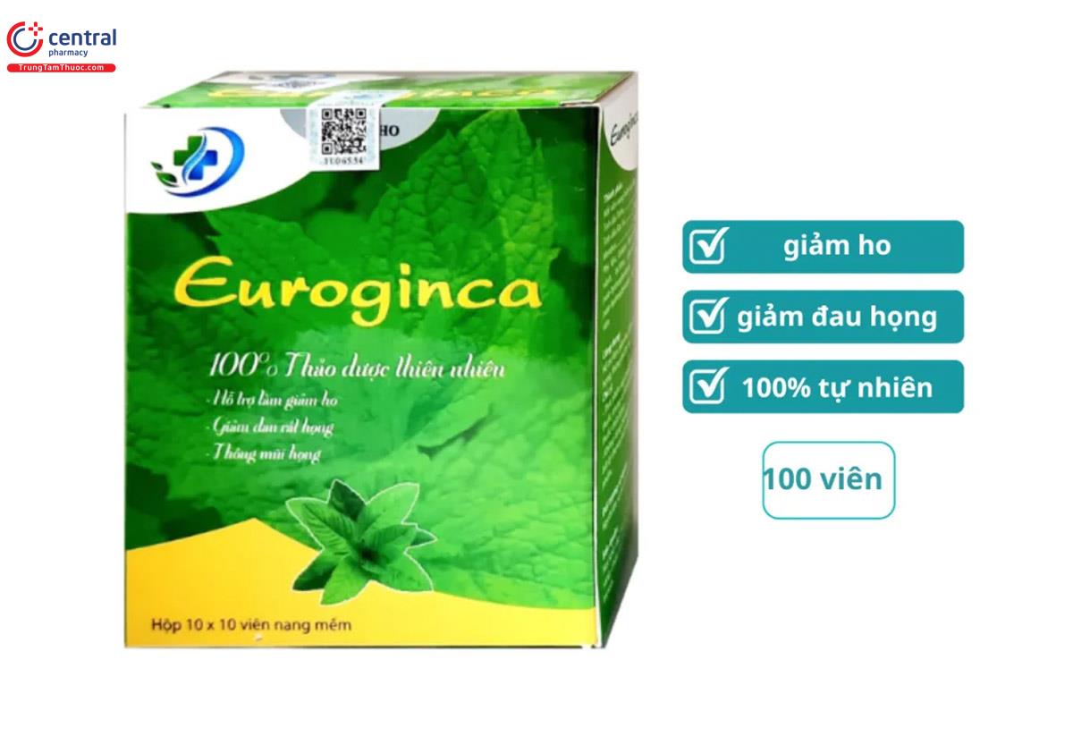 Euroginca giúp đường thở thông thoáng