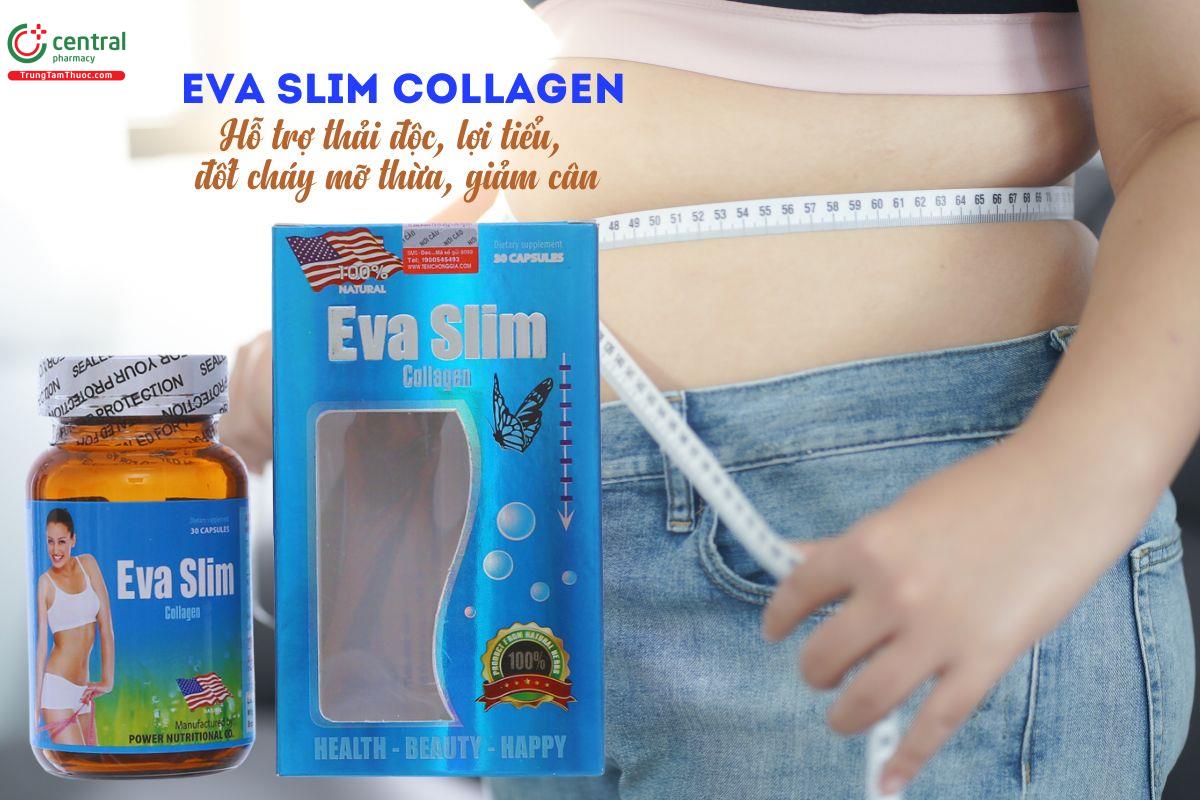 Eva Slim Collagen - Thải độc, lợi tiểu, hỗ trợ giảm cân