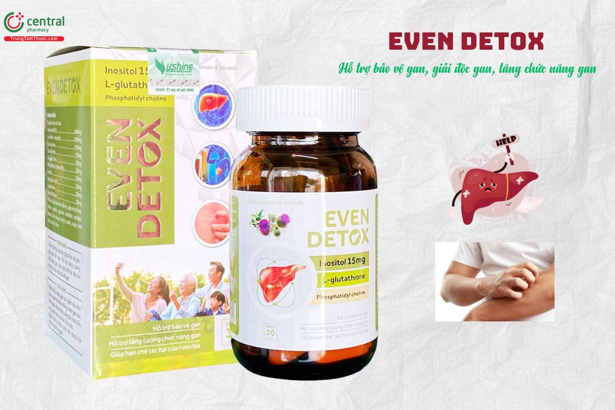 Even Detox - Hỗ trợ giải độc gan, tăng cường chức năng gan