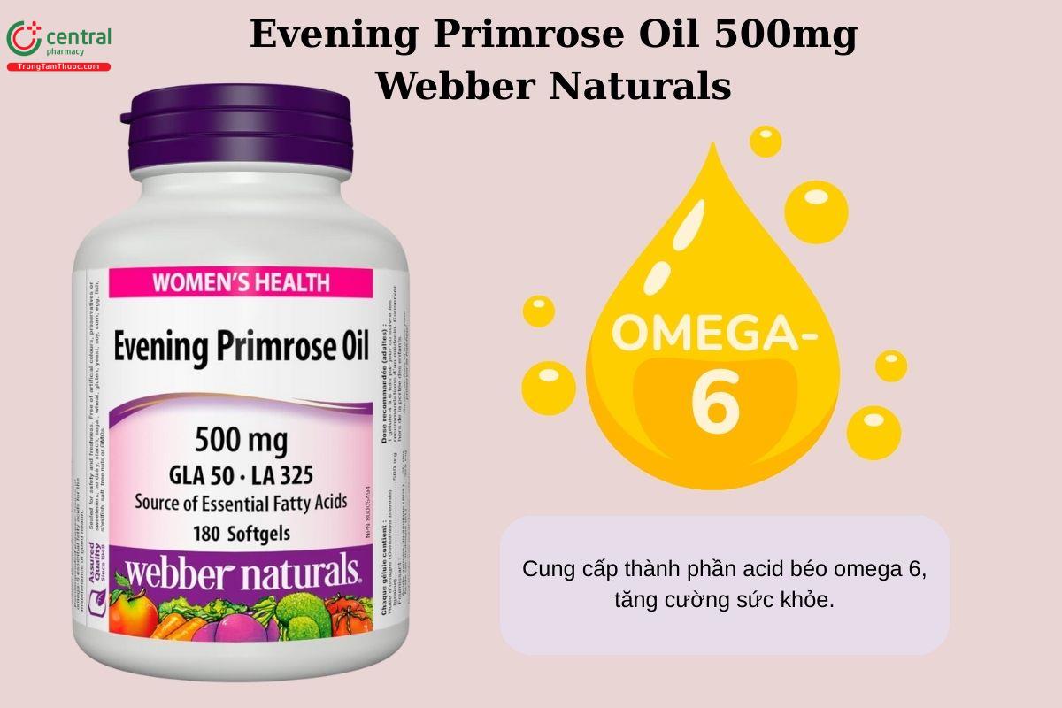 Công dụng của Evening Primrose Oil 500mg Webber Naturals
