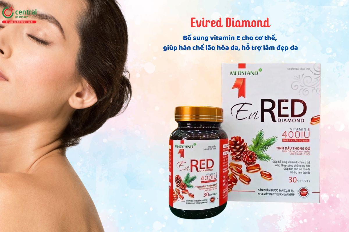 Evired Diamond bổ sung vitamin E, giúp hỗ trợ làm đẹp da