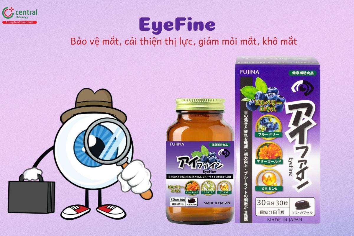 EyeFine Nhật Bản giúp tăng cường thị lực, giảm mỏi mắt