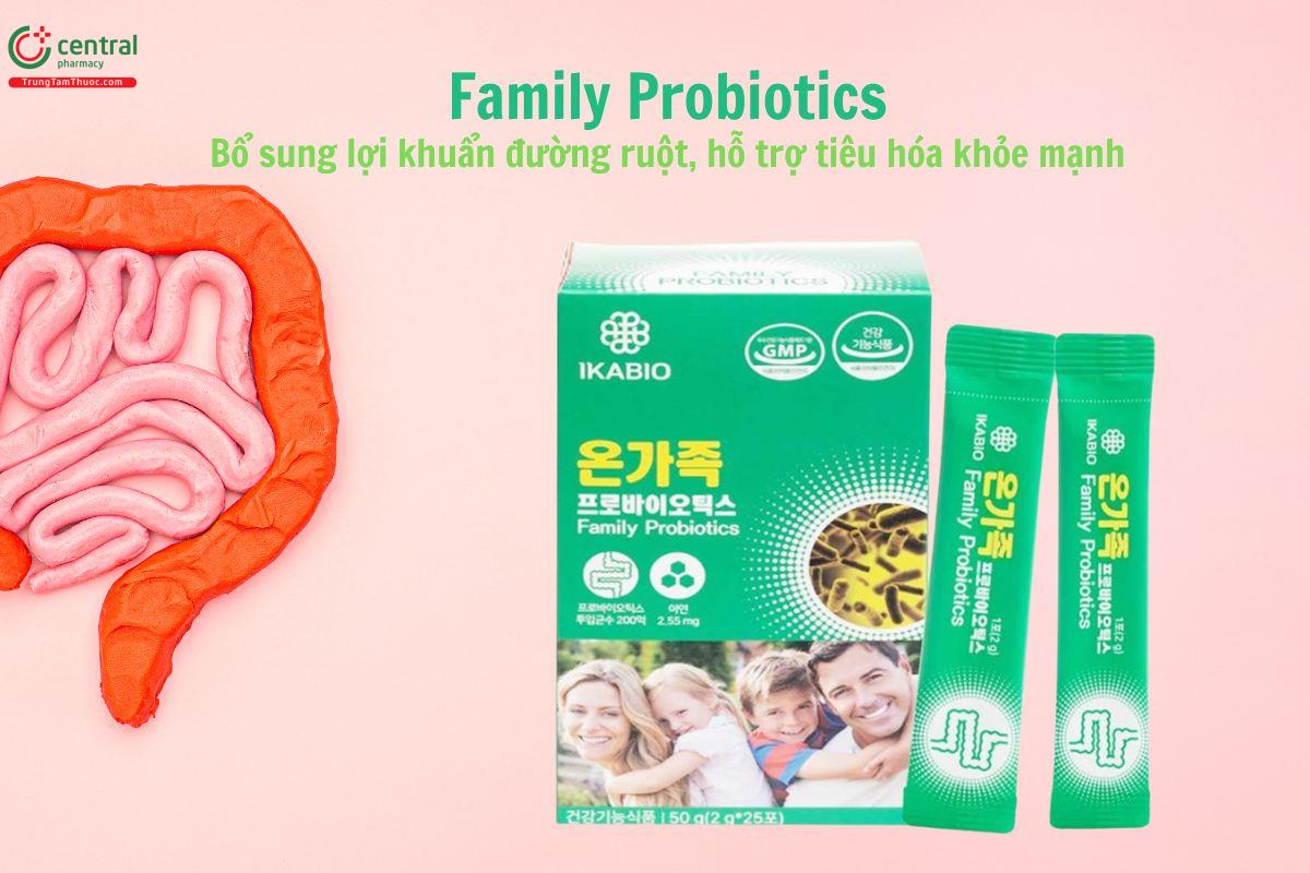 Family Probiotics - Bổ sung lợi khuẩn, hỗ trợ tiêu hóa khỏe mạnh