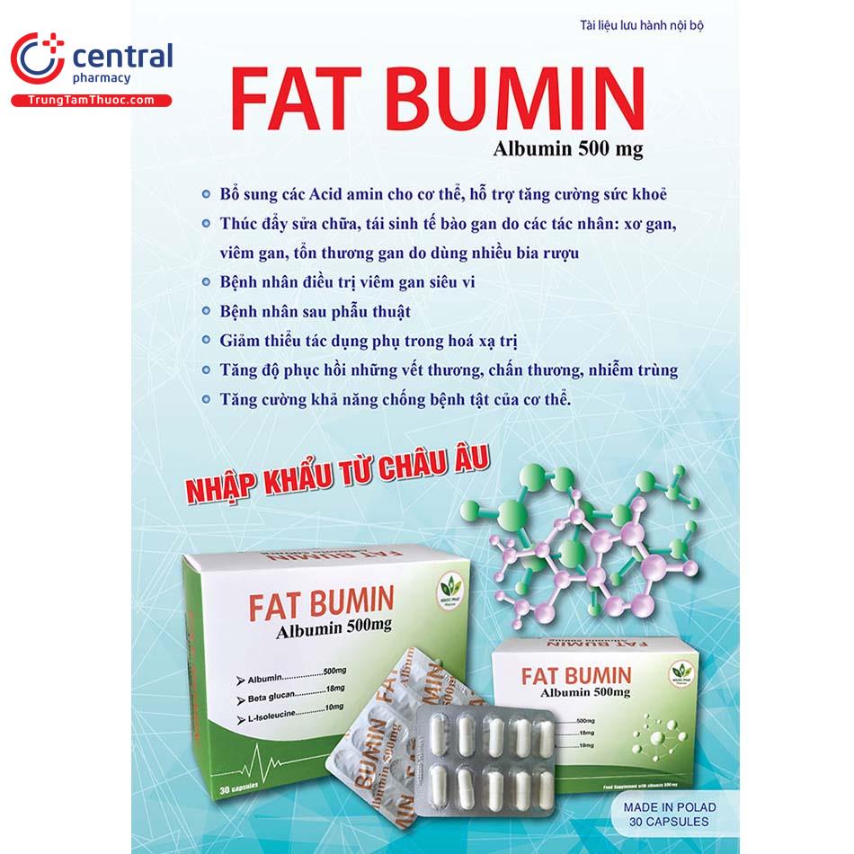 FAT BUMIN giúp tăng cường miễn dịch