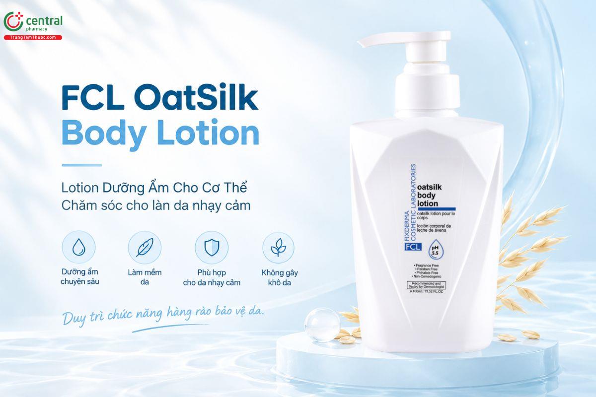 FCL OatSilk Body Lotion - Dưỡng ẩm, chăm sóc làn da khô, nhạy cảm