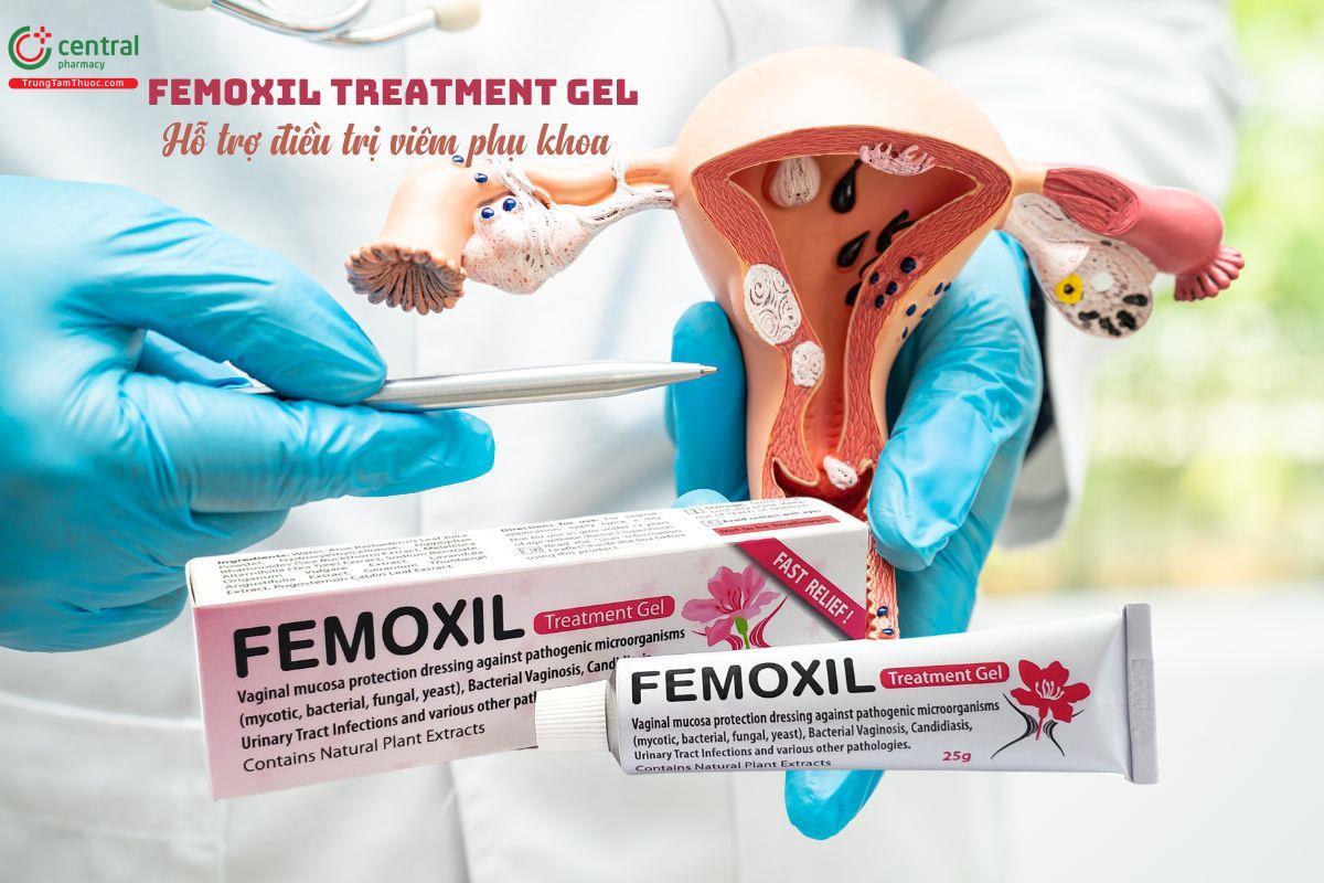 Femoxil Gel 25g - Hỗ trợ điều trị viêm phụ khoa, nấm ngứa âm đạo