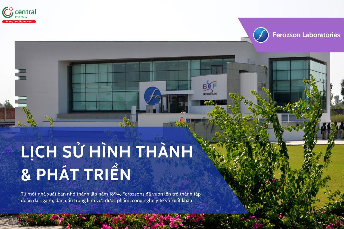 Lịch sử hình thành và phát triển của Ferozson Laboratories