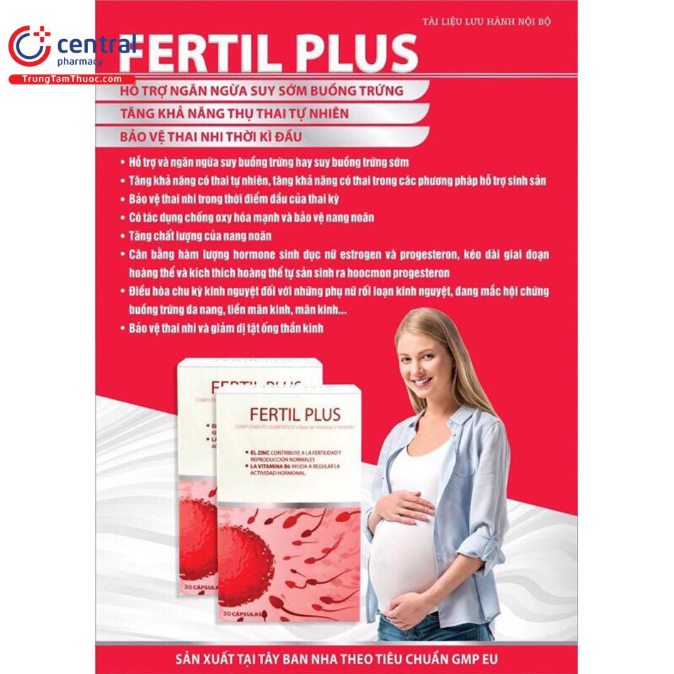 Hình 1: Công dụng của Fertil Plus