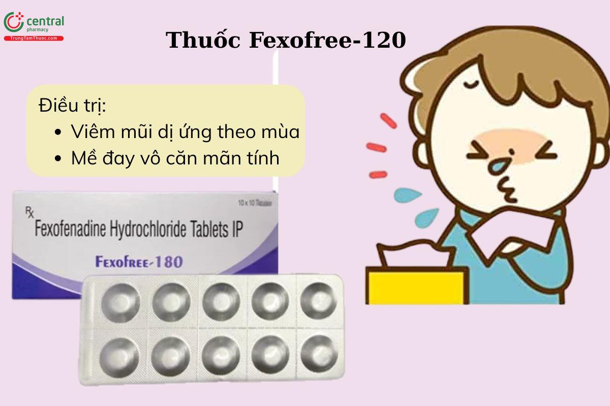 Chỉ định của thuốc Fexofree-120