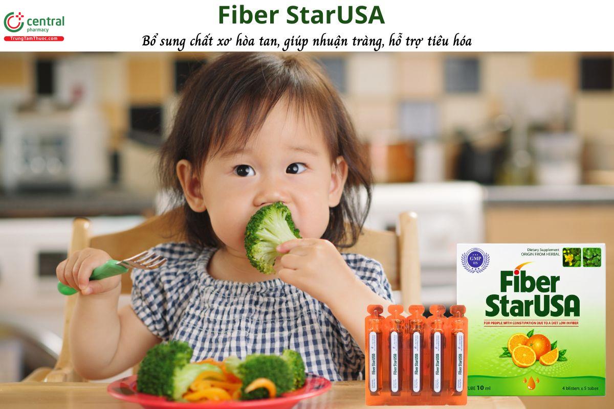 Fiber StarUSA - Bổ sung chất xơ hòa tan, hỗ trợ nhuận tràng
