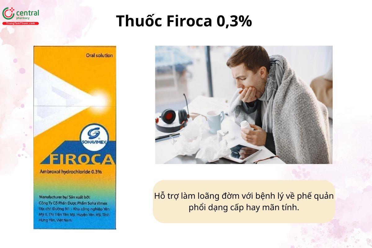 Chỉ định của thuốc Firoca 0,3%